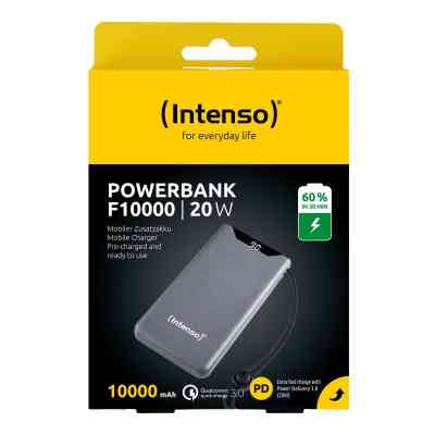 Батарея универсальная Intenso F10000 10000mAh QC3.0 grey (7332034) Винница