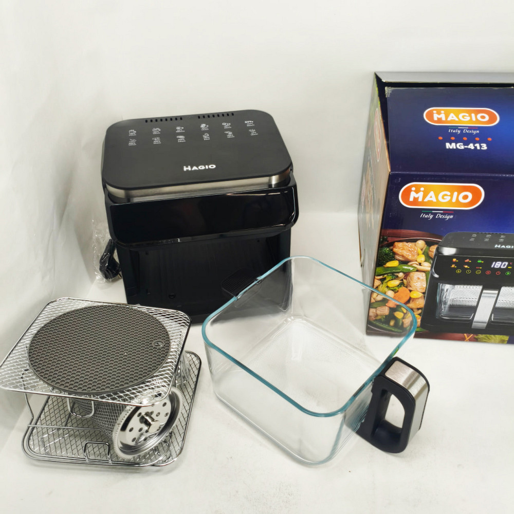 Аерогриль з сенсорним управлінням, Електричний аерогриль для кухні повітряний TN-96 Львів - фото 5