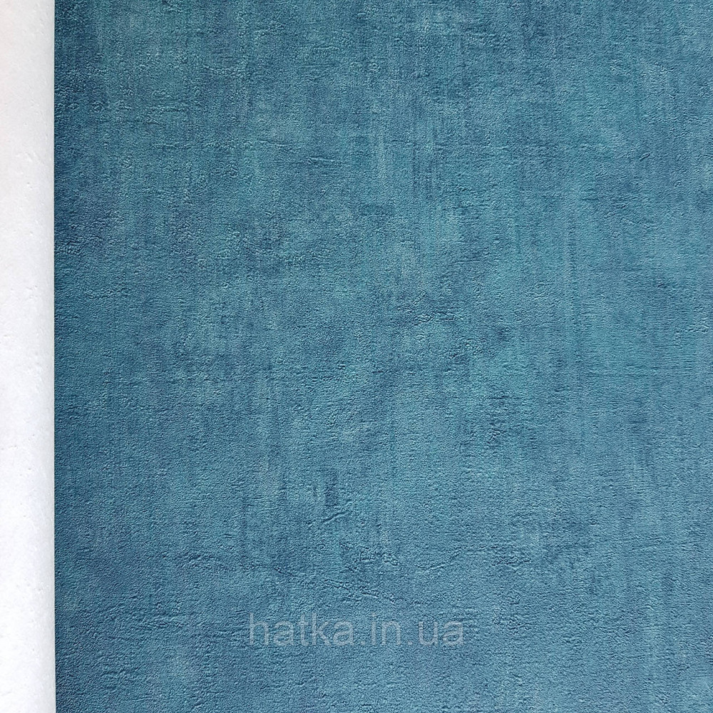 Шпалери вінілові на флізелін Rasch Factory 0.53х10,05 під штукатурку під бетон структурні сині бірюза 429275 Київ - фото 1