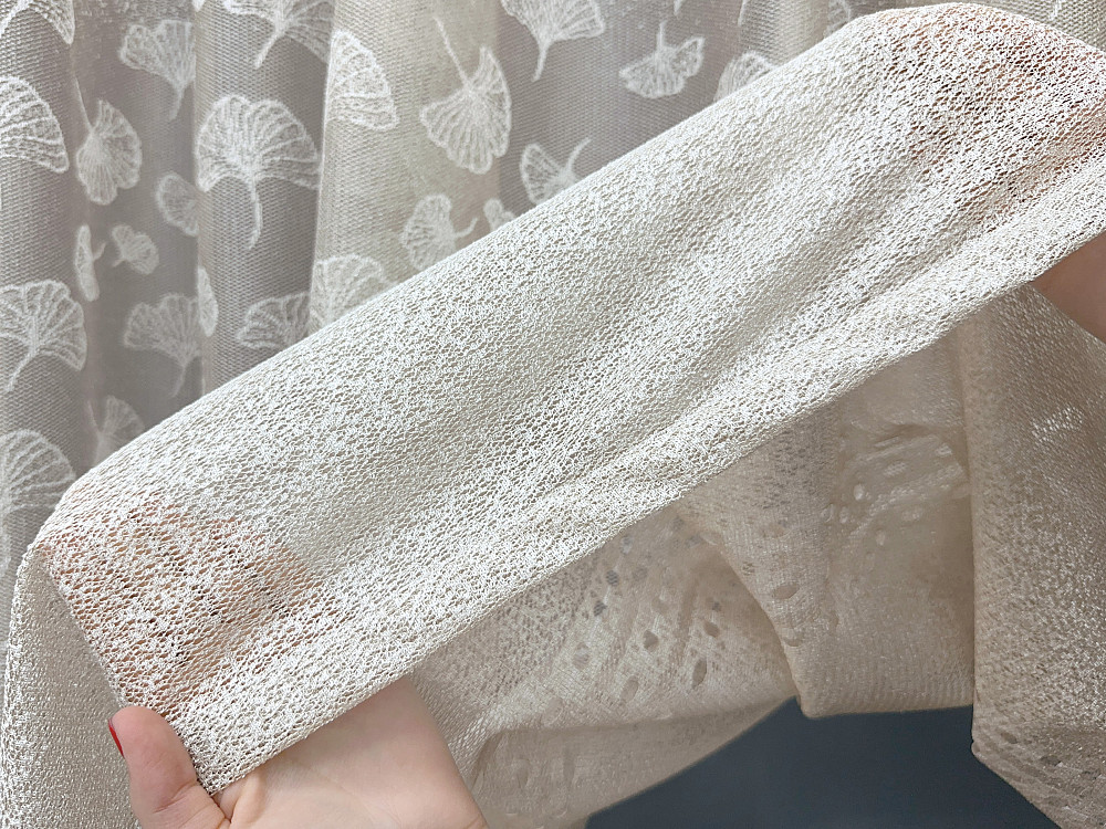Тюль VR-Textil 2144т Жакард Білий з капучино 400х250 см (43-426) Київ - фото 4