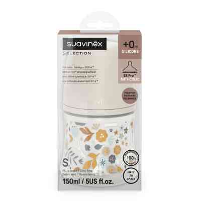 Пляшечка для годування Suavinex Wonderland 150 мл, фізіологічна, повільний потік, біла (308741) Вінниця