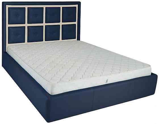 Кровать Windsor Standart 140 х 190 см Fly 2227/2207 Сине-бежевый Днепр