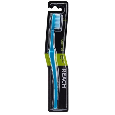 Зубная щетка Reach Control Medium Toothbrush Голубая (8801051803494) Винница - изображение 1