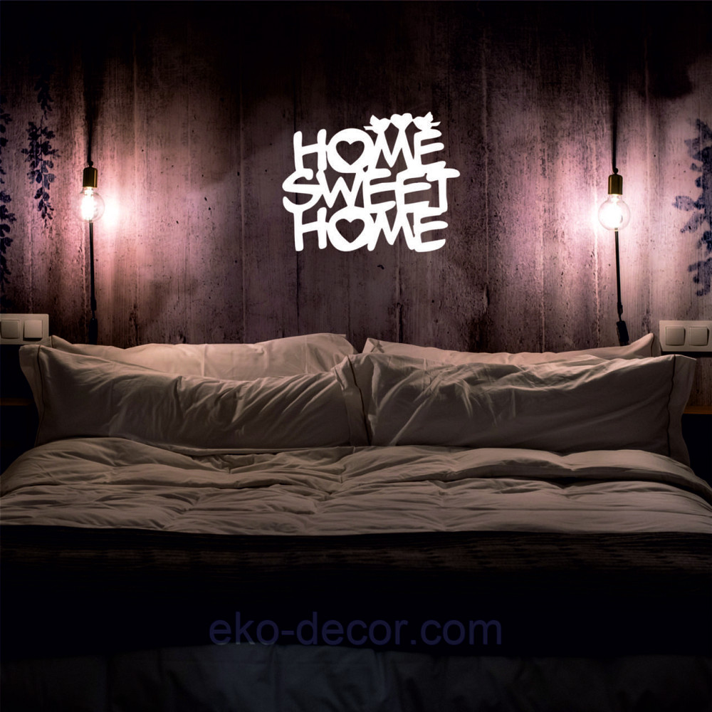 Декоративное настенное Панно «Нome sveet home», Декор на стену 50*39 cм, Белый Киев - изображение 10