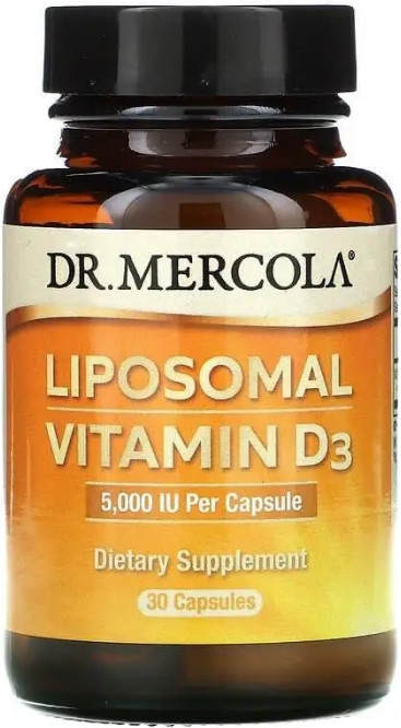 Вітамін Д ліпосомальний Dr. Mercola Liposomal Vitamin D 5000 МЕ 30 капс Київ - фото 1