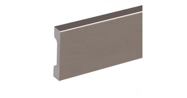 Плинтус шампань браш  из дюрополимера Элегант LPC - 23 (2м.п.) 69.7х15.8мм Днепр - изображение 1