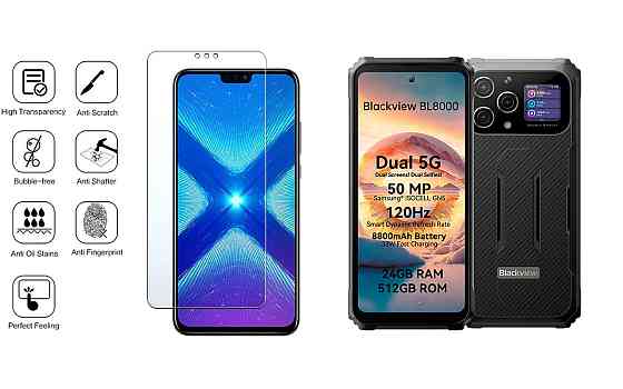 Защитное стекло NeoGlass для Blackview BL8000 – ультрапрозрачное и устойчивое Киев