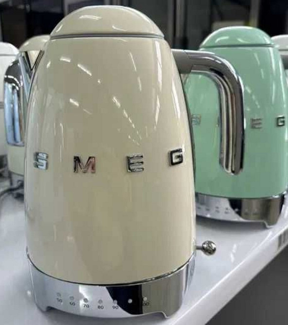 Чайник Smeg електричний 1,7л з терморегулятором, (колір: кремовий) Харків - фото 7