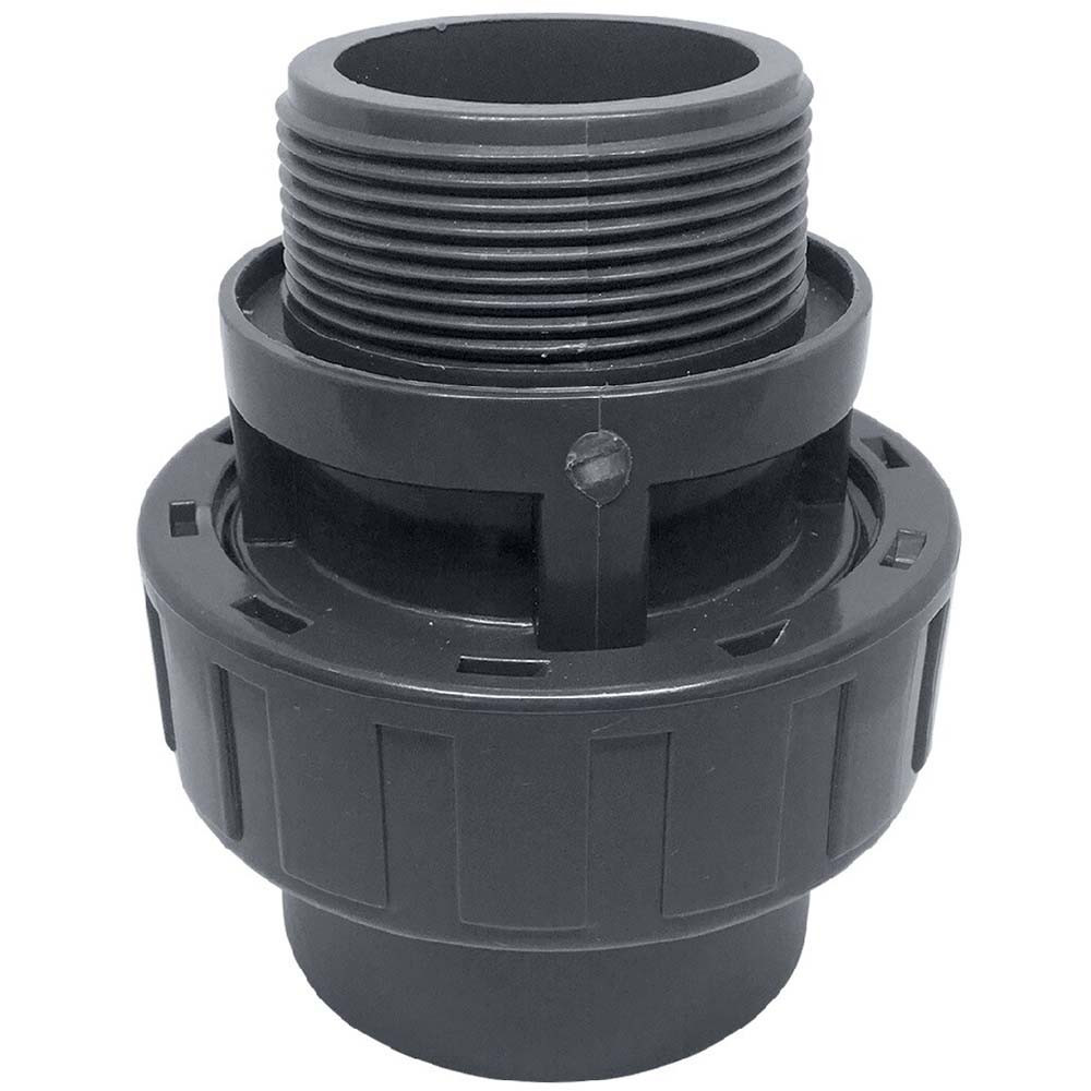 Муфта ПВХ Era UU00250 розбірна із зовнішньою різьбою, d50х1-1/2" Київ - фото 1