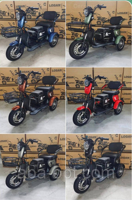 Трицикл Електричний Corso Logan S 1200W-72Вт-23А/год шини 10«-10» купити в інтернет магазині Одеса - фото 10