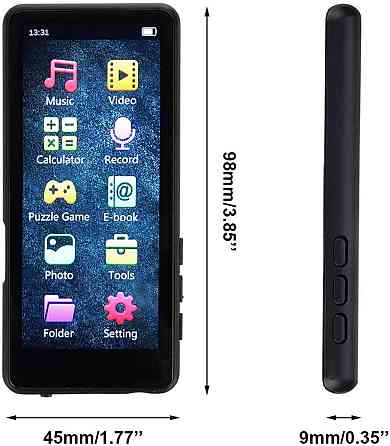 MP4-плеер MP3-плеер Mahdi M9 Bluetooth 5.0 сенсорный экран 3.5-дюймовый 8 ГБ Hi-Fi музыкальный плеер FM-радио электронная книга Днепр