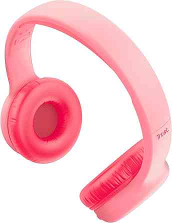 Bluetooth-гарнітура Trust On-ear Nouna Kids, Wireless Pink (25274) ( 15599 ) Харків