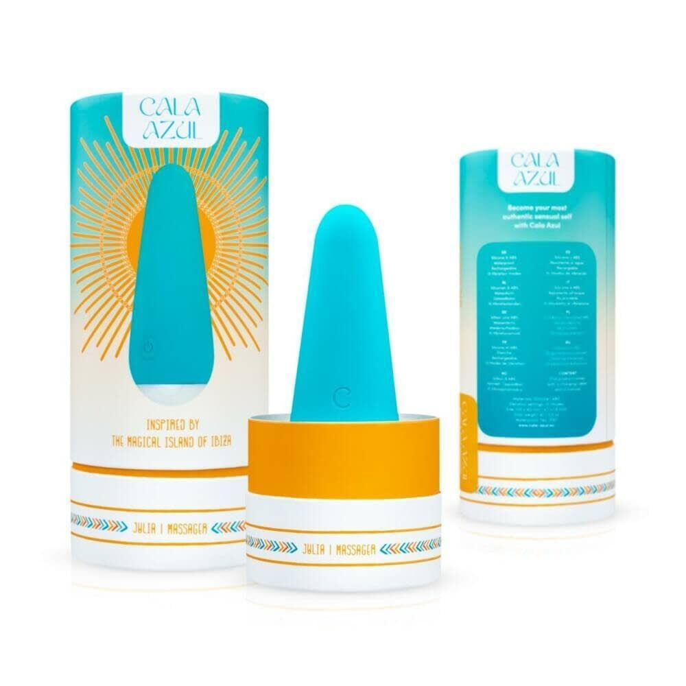 Мінівібратор Cala Azul – Julia Mini Vibrator, дуже ніжний, 10 режимів Sex Aura Київ - фото 7