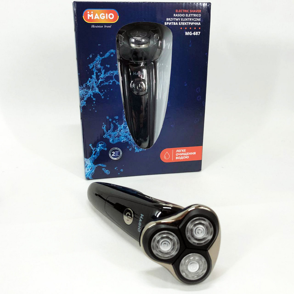 Компактная электробритва мужская MAGIO, Универсальный аккумуляторный триммер для бороды LQ-78 Львов - изображение 13