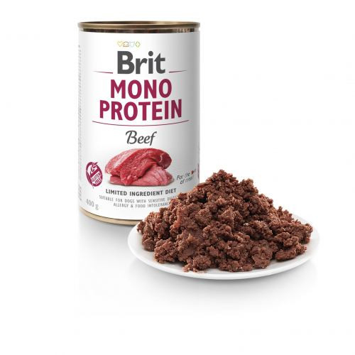 Корм вологий Brit Mono Protein Beef для собак з яловичиною 400 г Киев - изображение 2