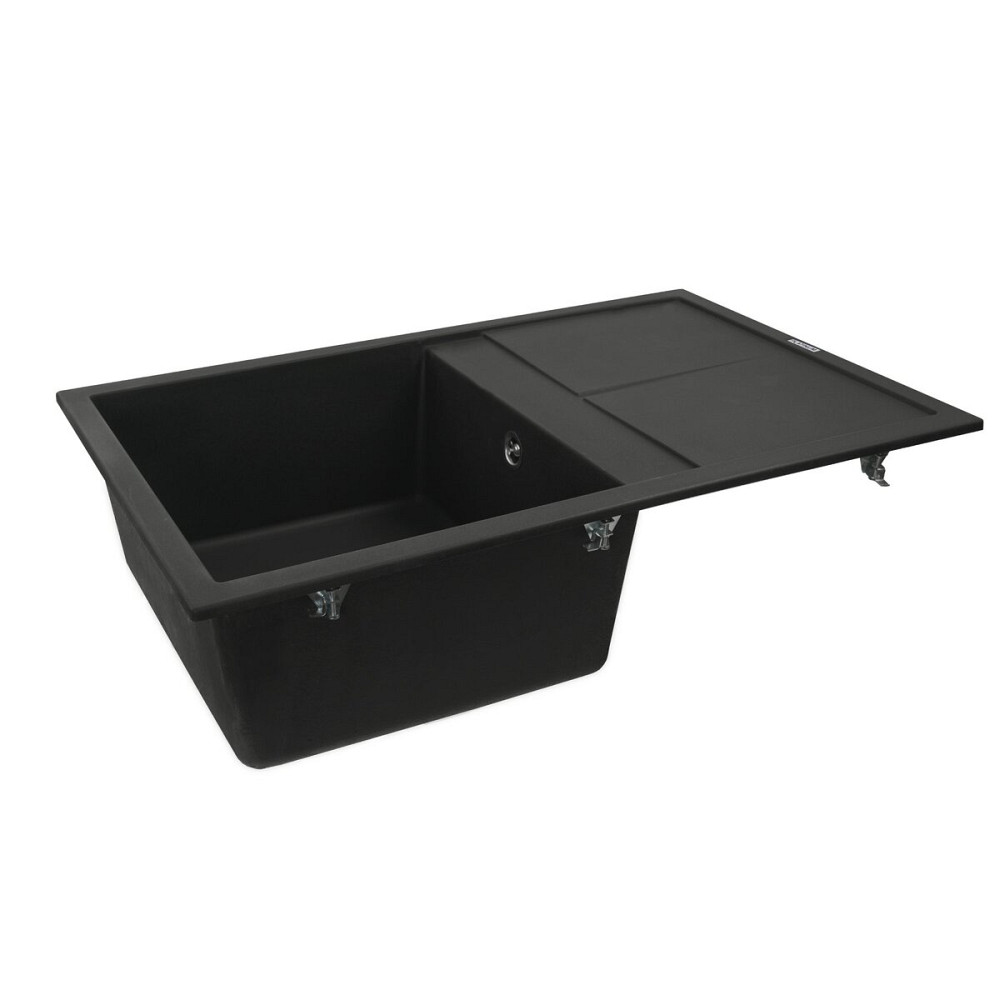 PLATINUM Гранітна мийка для кухні Platinum 7950 Selena матова Чорна Киев - изображение 3
