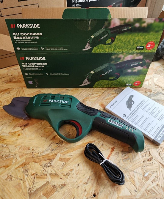 Акумуляторний секатор PARKSIDE PAAS 4 A1 (4 В, Ø різання 14 мм, Softgrip, Німеччина) Київ - фото 7