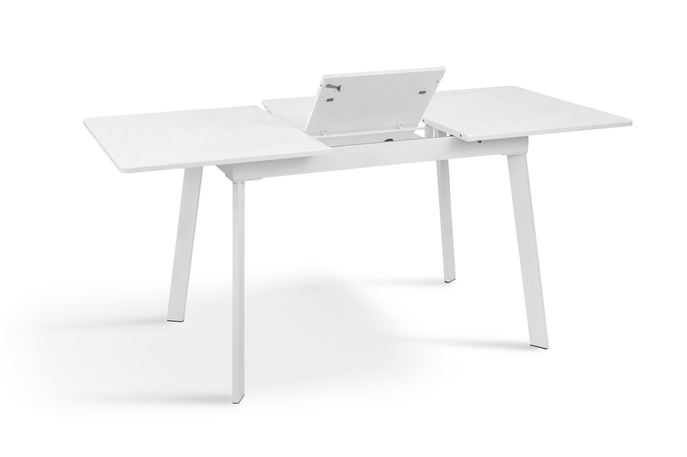 Стіл Етна 120(+40)*75 білий метал/білий Київ - фото 4