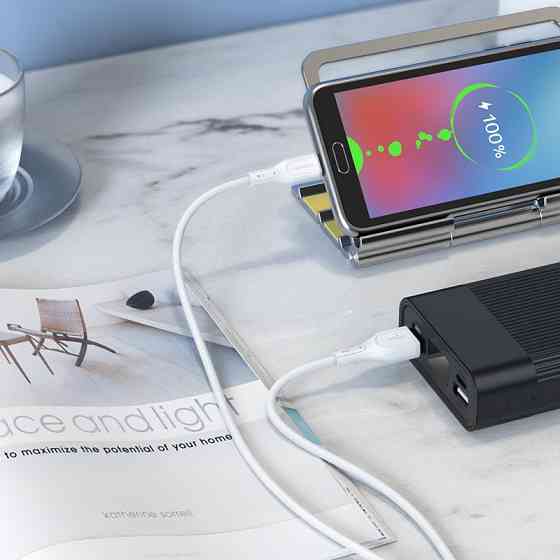 Кабель BOROFONE BX66 для зарядки и передачи данных, белый Киев