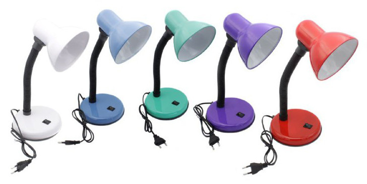 Настольная лампа китай E27 (в наличии разные цвета) от 220V Днепр - изображение 2