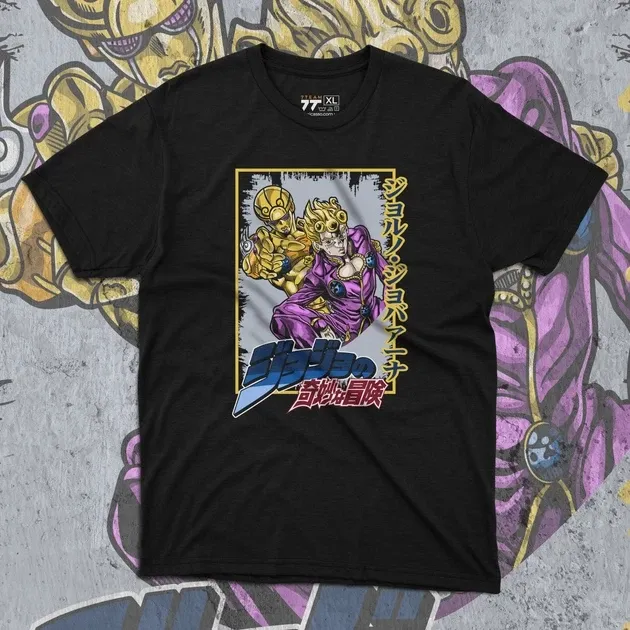 Футболка чоловіча з  принтом Джо Джо Джорно Джованна 2 Розмір 48 Дніпро - фото 1