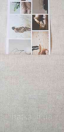 Шпалери вінілові на флізеліні A.S.Creation UNITA 1.06x10 під штукатурку матові бежеві із сірим Київ