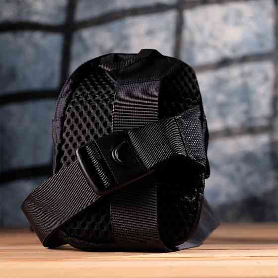 Слинг сумка для путешествий из качественного текстиля Vintage 22866 Черный Киев