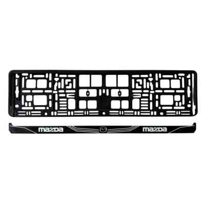 Рамка номерного знака Poputchik Mazda (24-110-IS) Винница