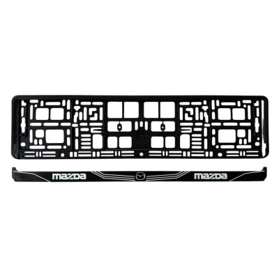 Рамка номерного знака Poputchik Mazda (24-110-IS) Винница - изображение 2