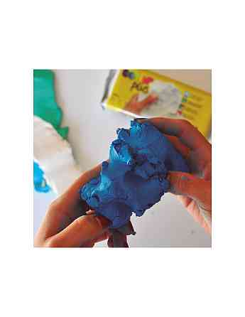 Паста для ліплення (глина) самозастигаюча Sio - 2 COLOR PLUS синя 500г. (21 420 002) Киев