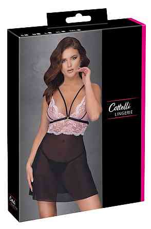 Пеньюар Babydoll black/pink S Sex Aura Киев