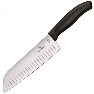 Кухонний ніж Victorinox SwissClassic Santoku 17см Black (6.8523.17G) Вінниця - фото 2