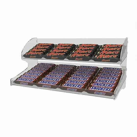 Підставка вітрина EKOSTAR під батончики настільна 600х260х276 Київ