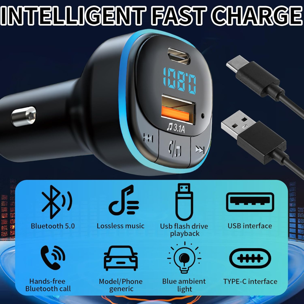 Автомобільна зарядка в прикурювач Hugwait С33 Луцк - изображение 2