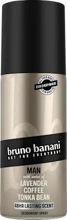 Bruno banani Deospray Man Lavender Coffee Tonka Bean 150 ml Бруно Банани Дезодорант-спрей для мужчин Лаванда Кава Львов
