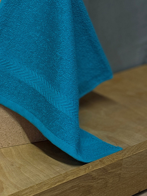 Ecotton Комплект рушників Ecotton 30х50 см махрові 6 шт. серветки для рук 380 г/м² бірюзовий Киев - изображение 2