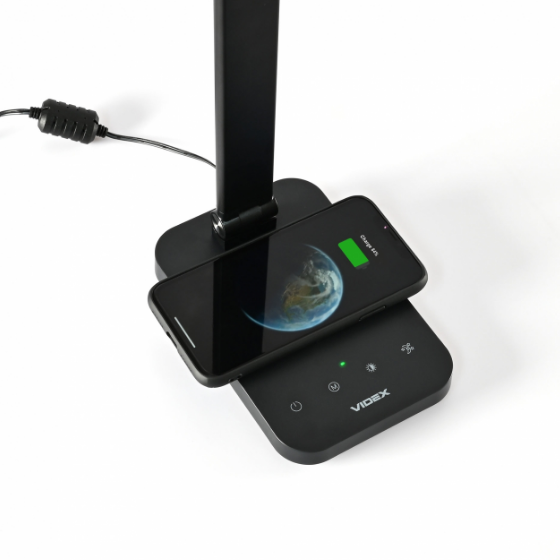 Лампа настільна LED 18W 1800-6500K з бездротовою зарядкою VL-TF17B Videx Житомир - изображение 7