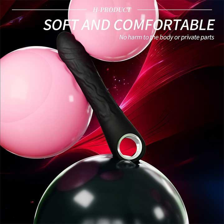 Вібратор для стимуляції точки G Lastic Nyx USB Чорний Вінниця - фото 9