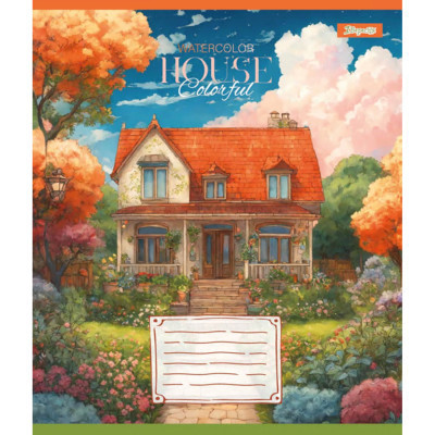 Тетрадь 1 вересня 1В House colorful 36 листов клетка (767051) Винница - изображение 6