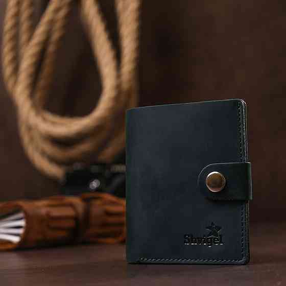 Матове невелике портмоне унісекс Зелений (SHVIGEL) Київ