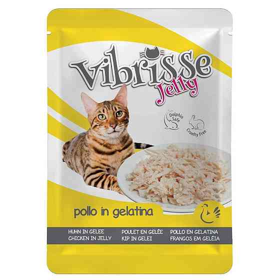 Croci Vibrisse (Кроки Вібрис) вологий корм для котів з курячим філе в желе 70 г х 18 шт. Запоріжжя