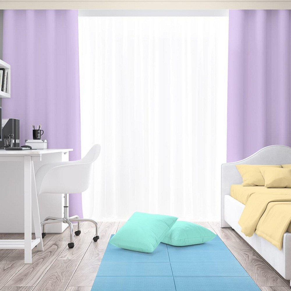 Детский складной термоковрик однотонный 2000х1500х10мм Голубой (297) SW-00001190 Киев - изображение 7