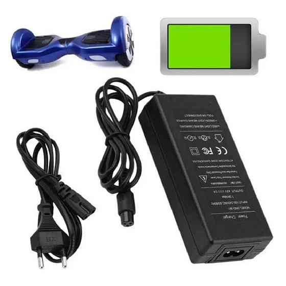 Зарядний пристрій для гіроборда 36V, 2А / Блок живлення для гіроскутера / Адаптер живлення Київ
