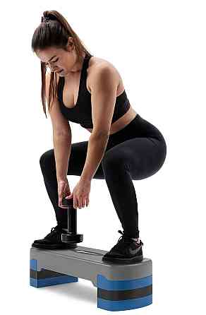 Степ платформа Hop-Sport HS-PP020AS серо-синяя Киев