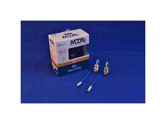 Автомобiльна лампа 12V H3 55W PK22S ALL WHEATHER (2шт) ТМ MTA Київ