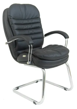 Офісне Конференційне Крісло Richman Valencia Fly 2230 CF Хром Чорний Київ