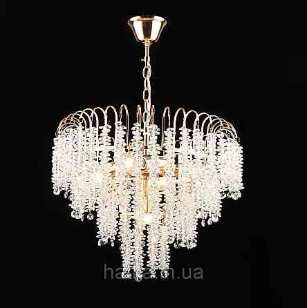 Люстра підвісна кришталева E2689/5, Золото Київ