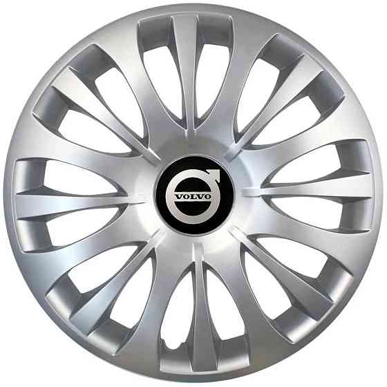 Автомобільні модельні ковпаки R15 Volvo 329 4шт, SJS, сріблясті Київ