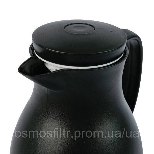 Термос Axentia 1 л з кнопкой чёрный (135290) Киев - изображение 6