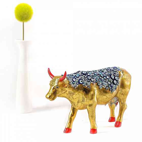 Статуетка колекційна корова The Evil Eye Cow-aka Nazar Boncugu (Size L) полірезин Вінниця